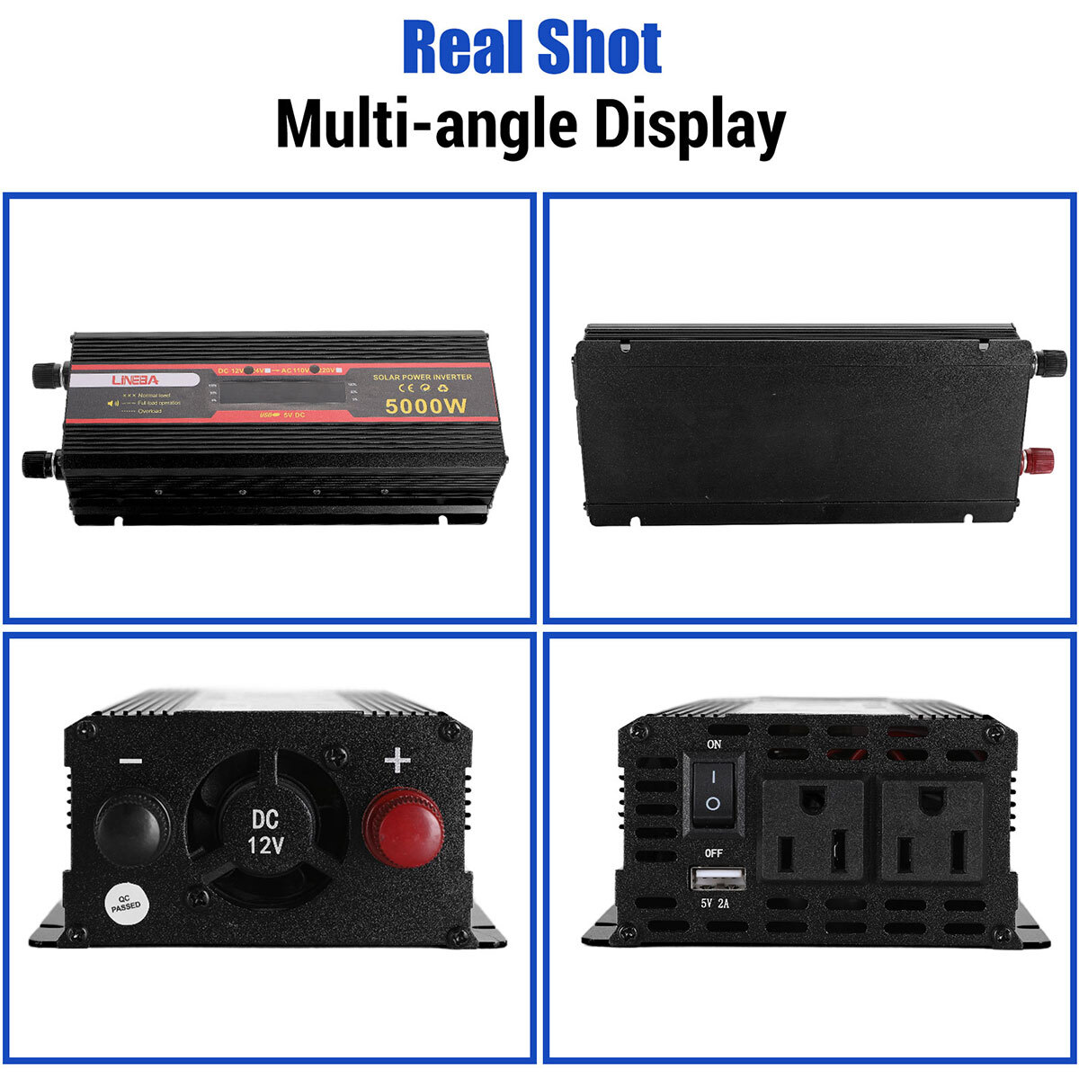 110V Solar Panel System Solar Panel + Controller+5000W Inverter Power Generation