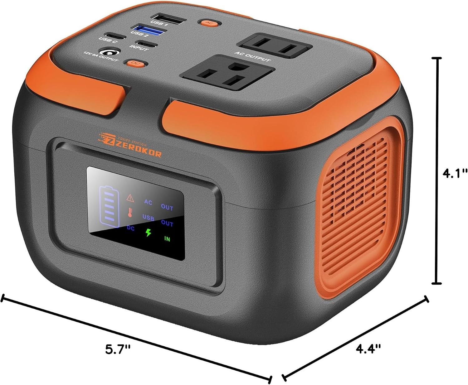 Portable Power Station 120W, Power Bank with AC Outlet, Portable Generator 97.6W