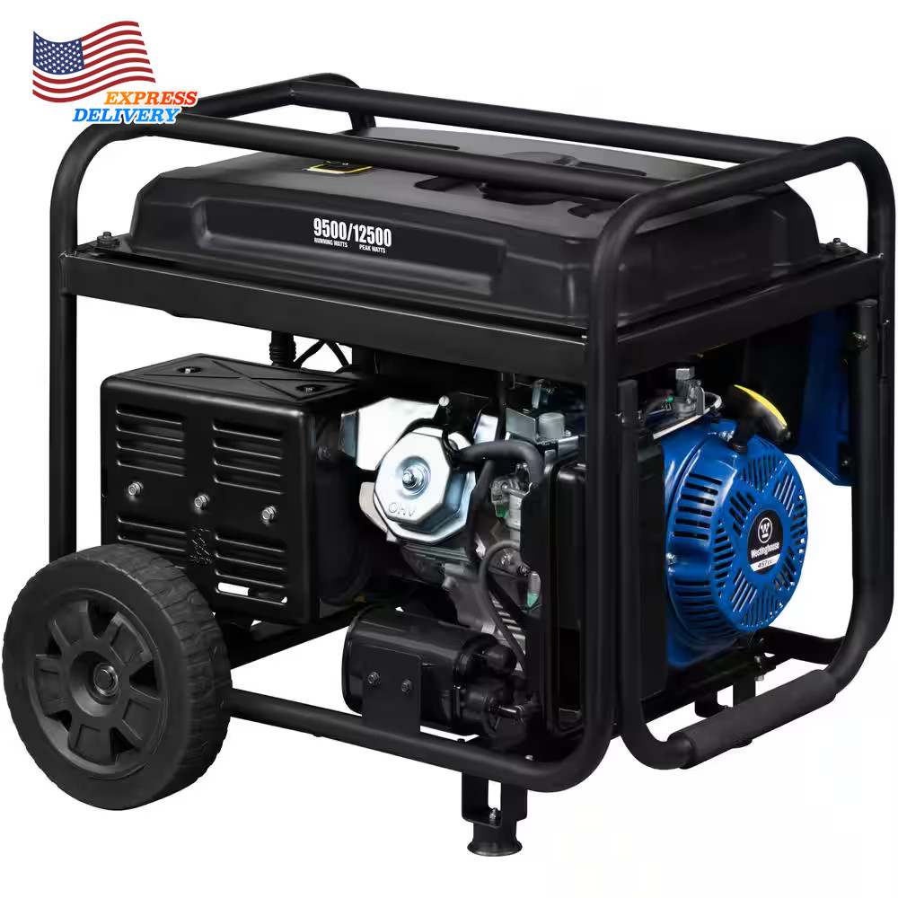 Westinghouse 12500 Watt Gas Powered Portable Generator Remote Electric Start