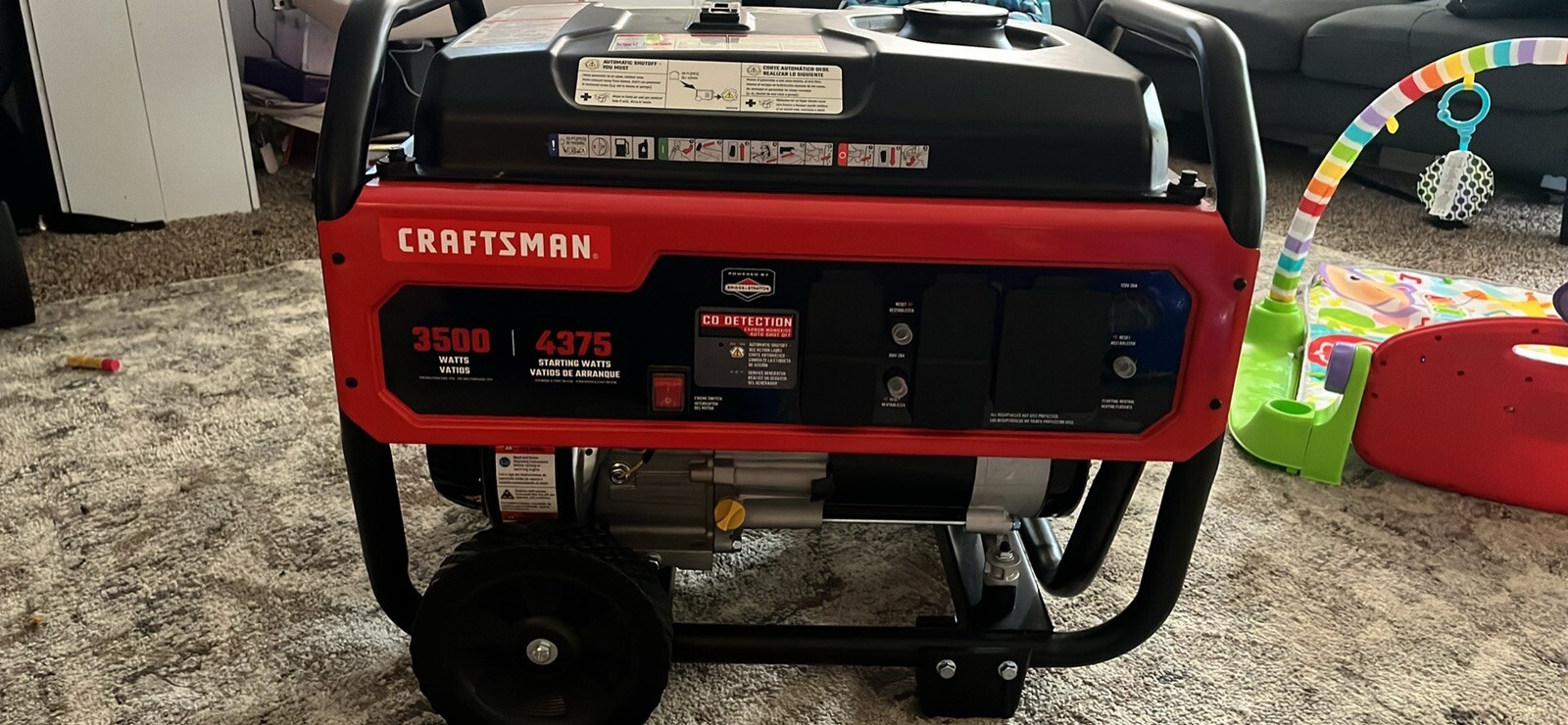 Craftsman 3500-Watt Gasoline Portable Generator CMXGGAS030729 [Never Started]