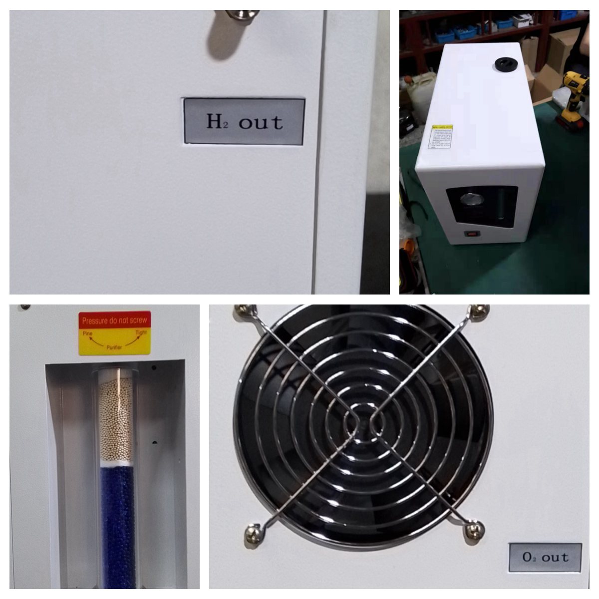 110V Automatic Hydrogen Generator High Purity Hydrogen Gas enerator 50/60hz