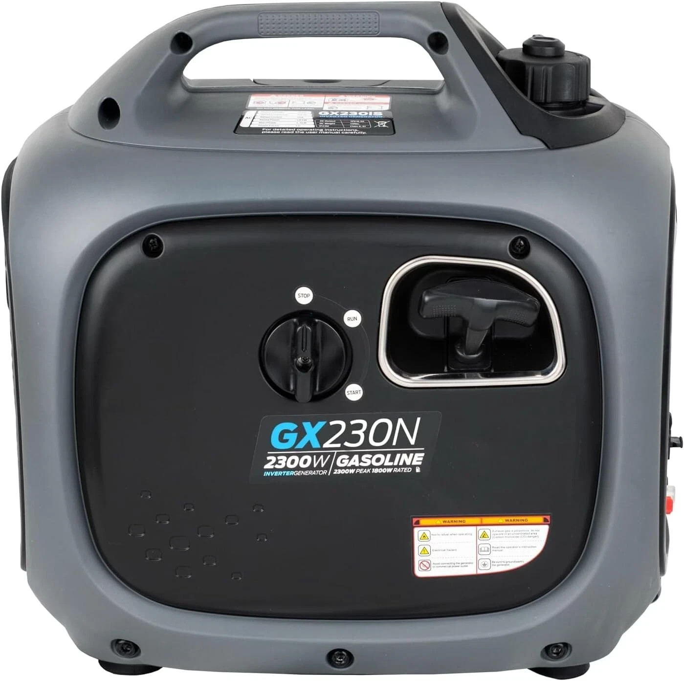 Pulsar 2300W Quiet Portable Gas Inverter Generator Parallel Ready GX230N