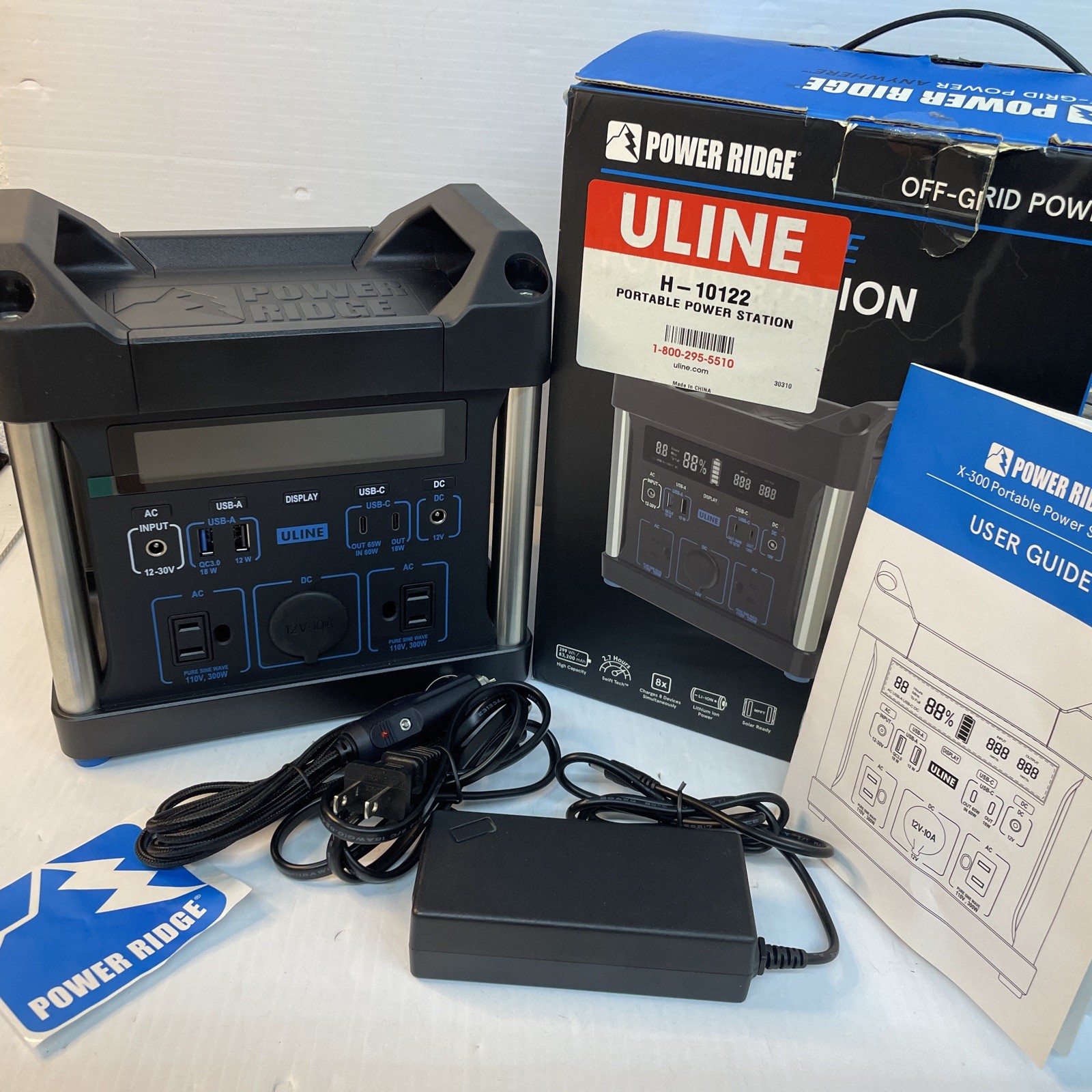 Power Ridge X-300 Portable Power Station – TESTED & Works Great!!! – PRe Owned