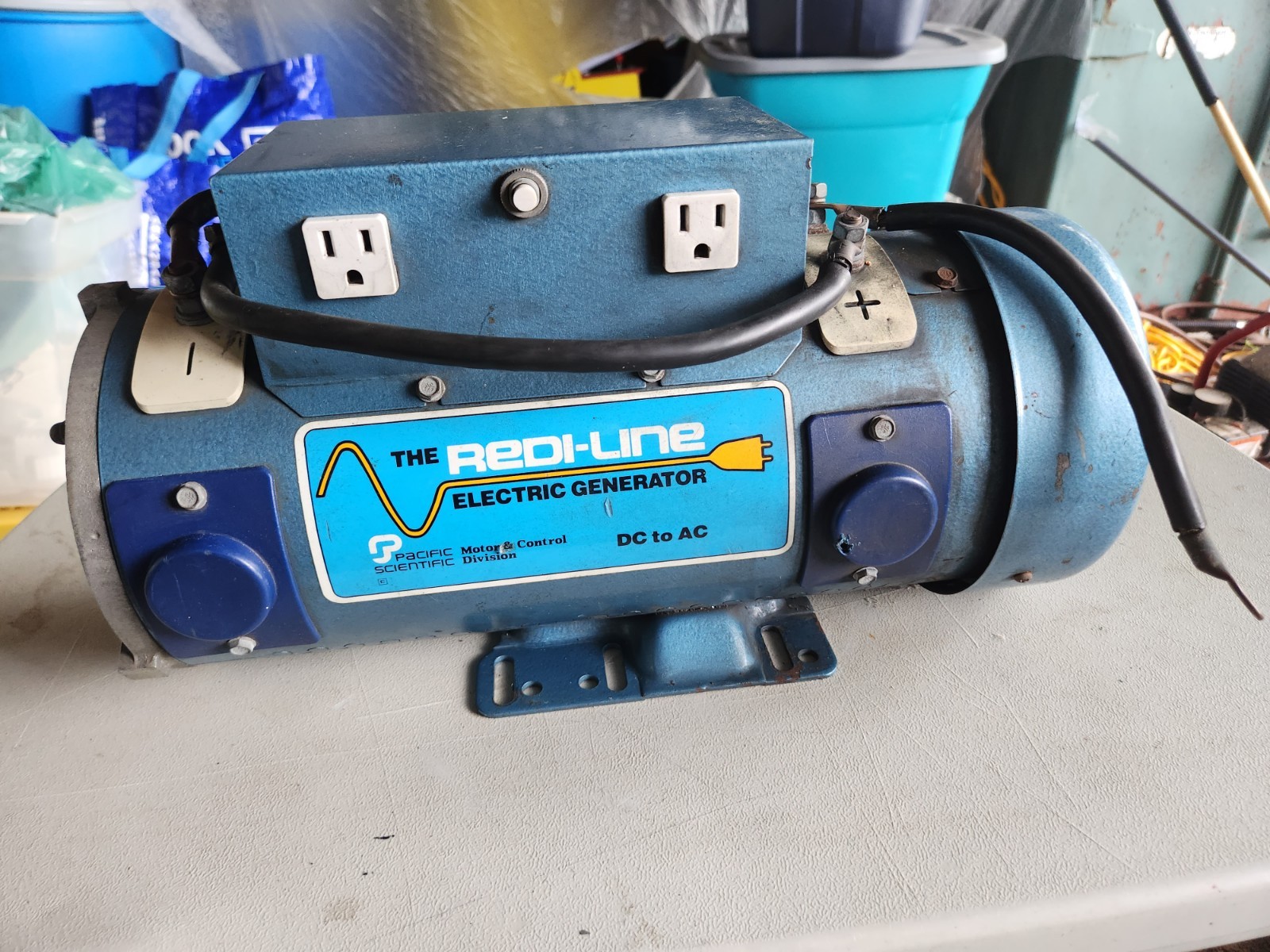 Pacific Scientific Redi Line 12v 1600w Generator Model DA 12L-1600-1