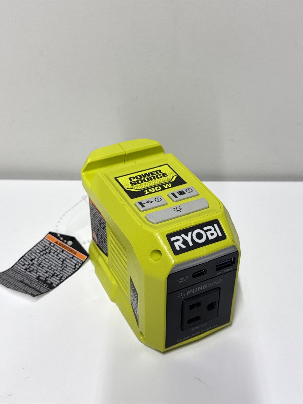 ONE Plus 18V 150-Watt Portable Battery Inverter Power Source (Tool Only)