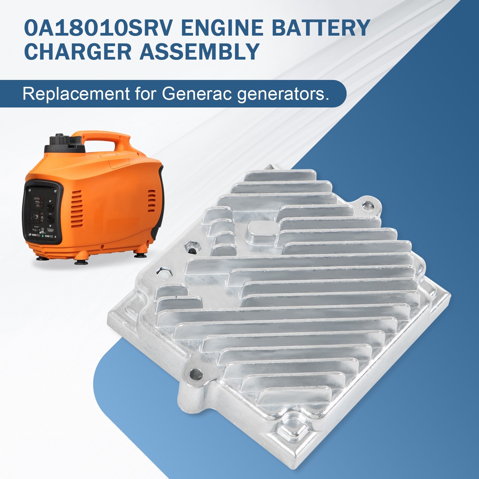 12V Engine Battery Charger Assembly for Generac Generator 0A18010SRV 0A1801