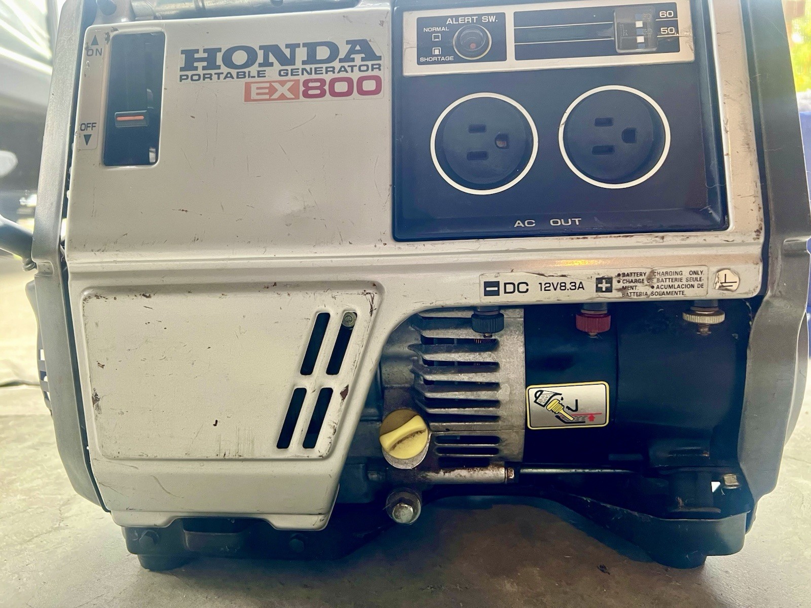Honda EX800 Portable Generator 1982 800W Vintage Tested Starts & Runs