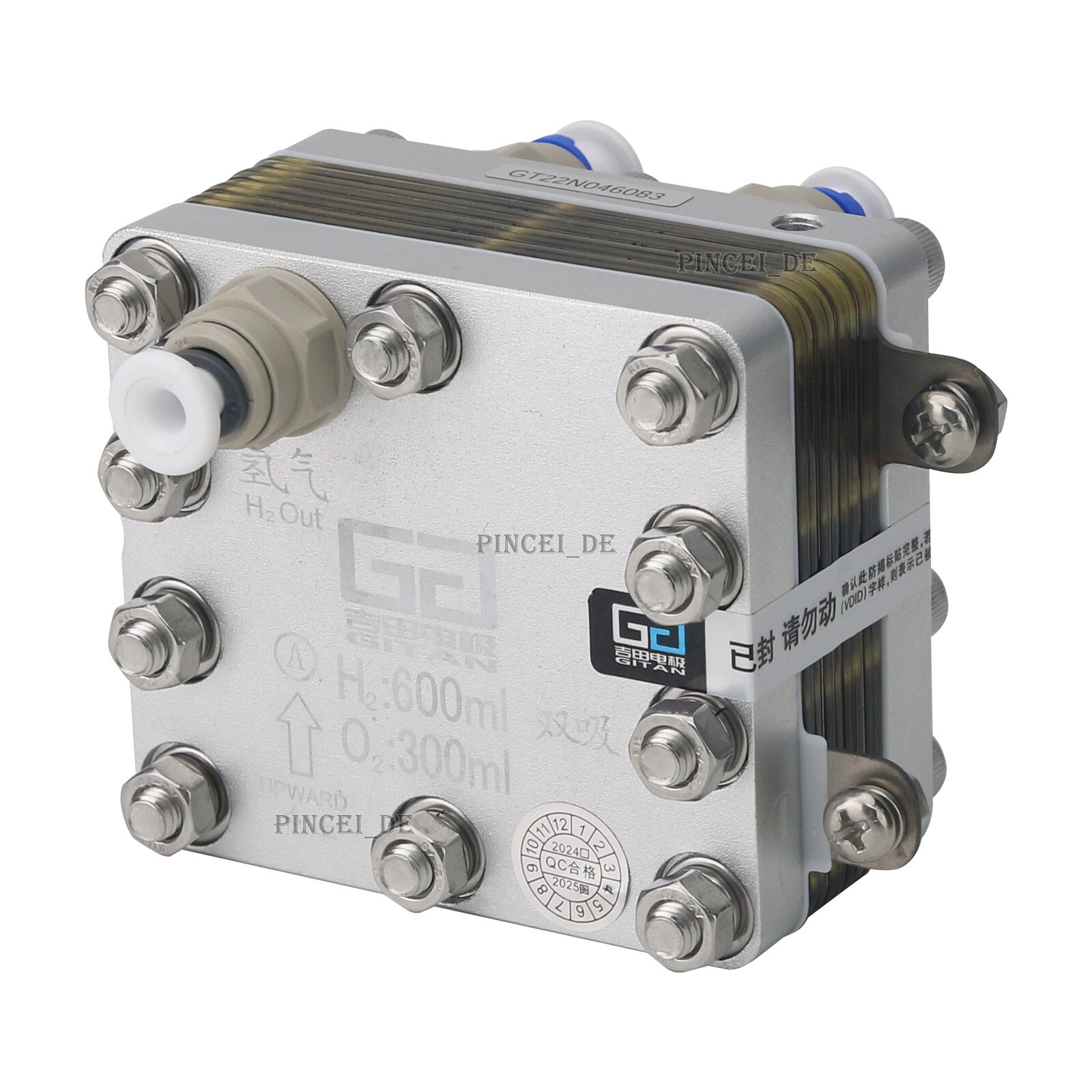 GT-A600A-4150 600ML Electrolytic Cell Module PEM Hydrogen Generator