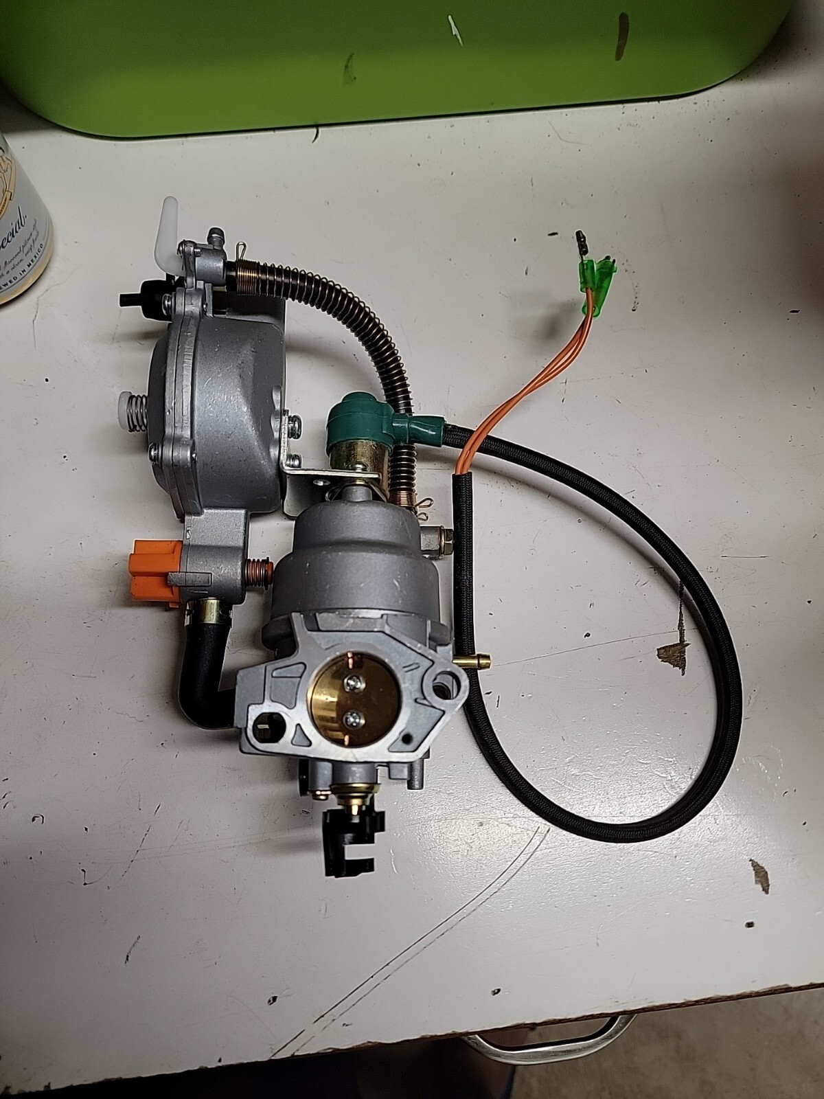 LPG CNG Generator Dual Fuel Carburetor Fit for 4.5‑5.5KW GX390 188F Manual Parts