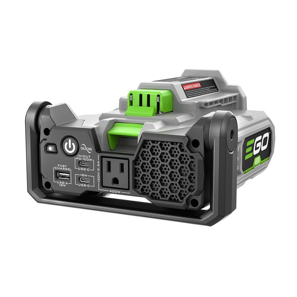 EGO PAD5000 400W Nexus Escape Power Inverter with Pure Sine Wave, 120V AC