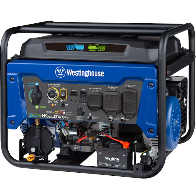 Westinghouse WGen5300DFc Remote Electric Start 6600 Starting #WGEN5300DFC