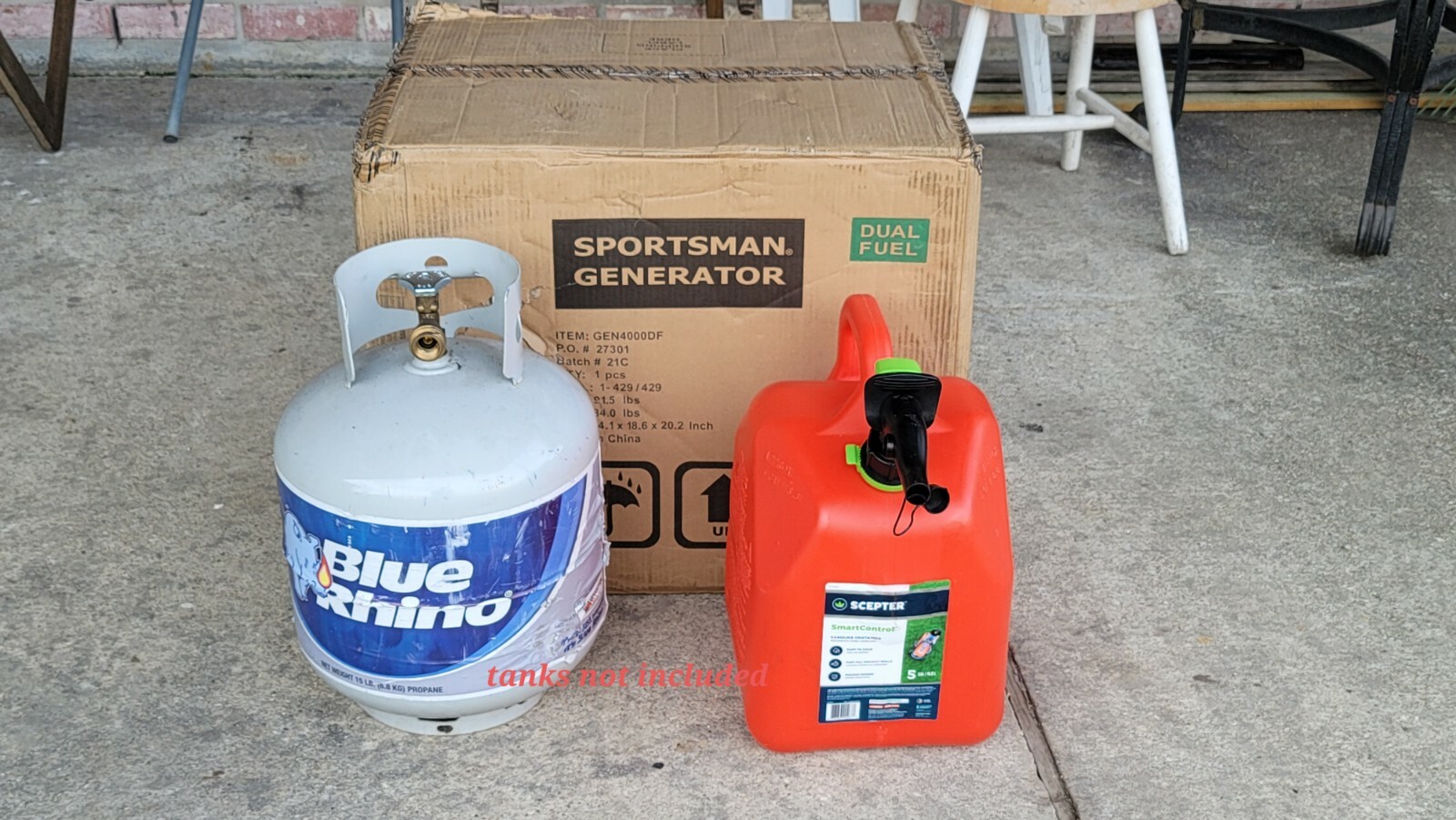 Sportsman 4000W Dual-Fuel Generator Outdoor Power Equipment Emergency Prep