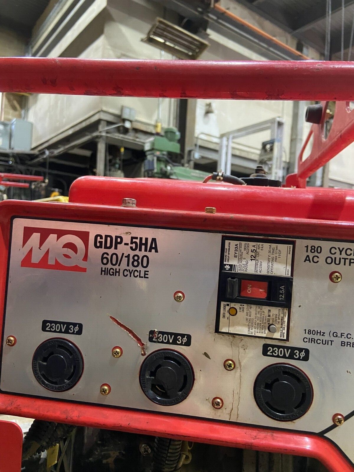 Generator MultiQuip GDP 5HA   3 Phase 230v  Honda GX340 Gasoline Engine 