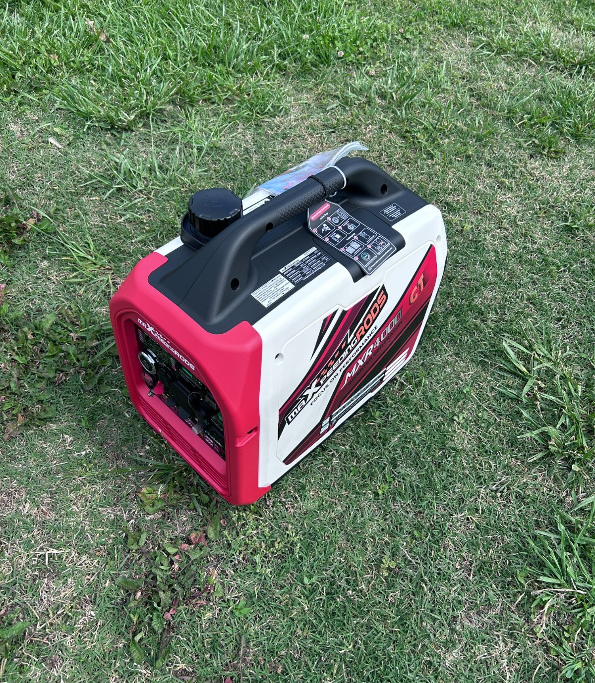 MXR Generator 4000 Watt Dual Fuel Inverter Gas Propane Bluetooth App RV Power