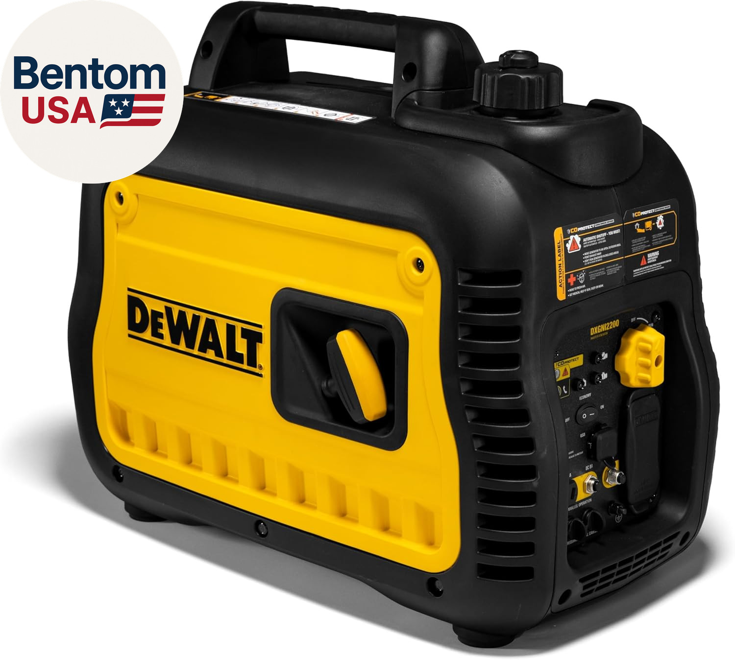 Dewalt 2,500 Starting Watt Portable Inverter Generator, Gas Powered, CO Protect