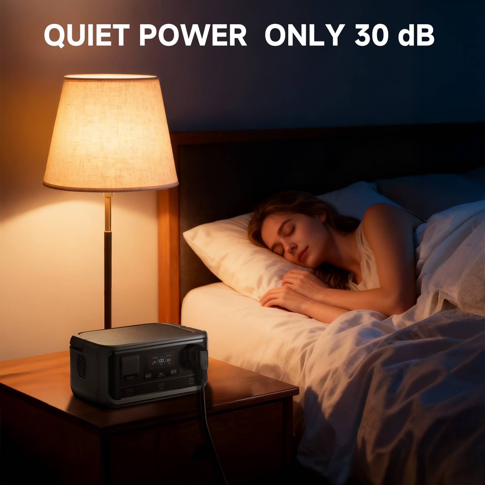 ALLPOWERS 300W 256Wh Portable Power Station Generator AC DC + 100W Solar Panel