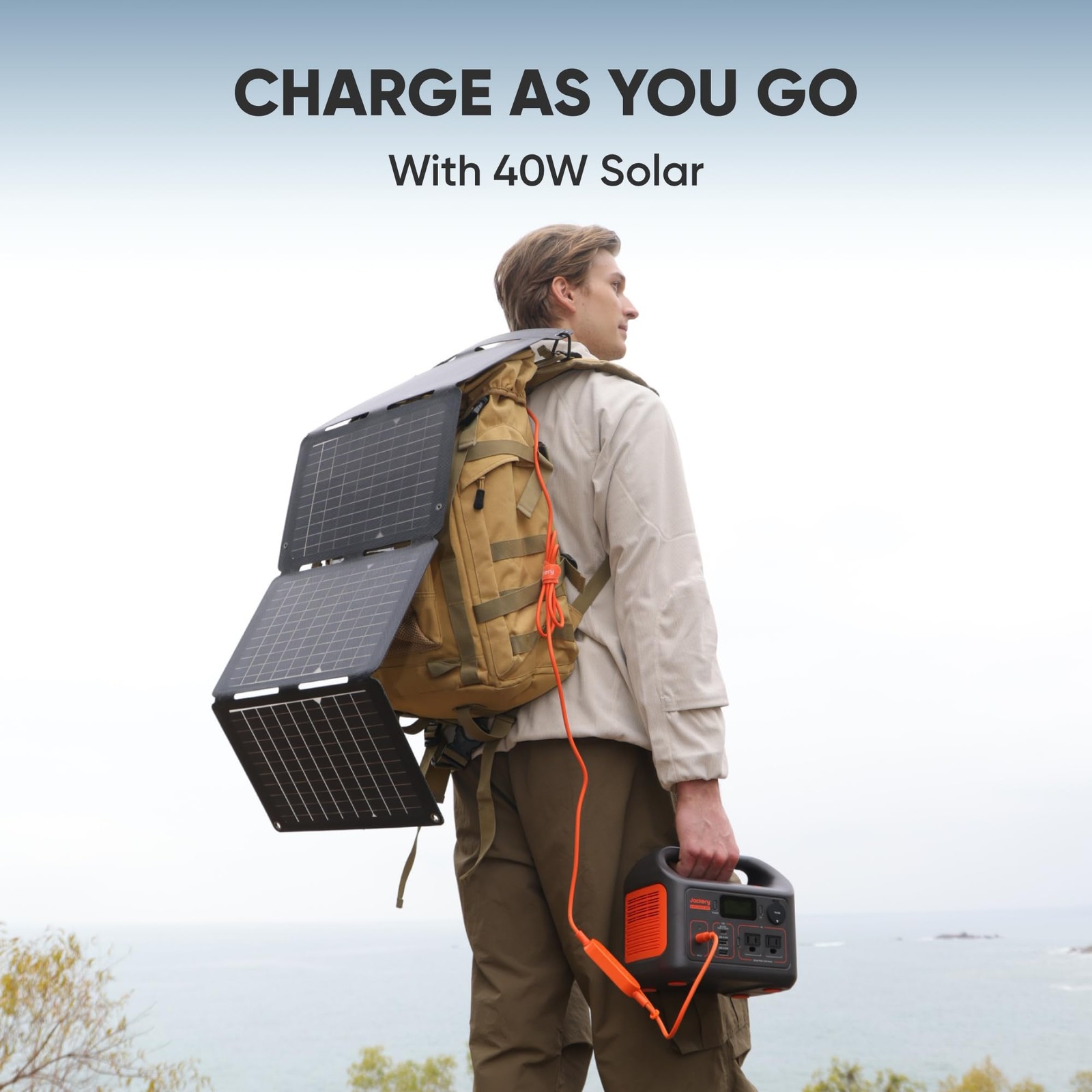 Jackery Portable Power Station Explorer 300, 9.1″L x 5.2″W x 7.8″H, E300