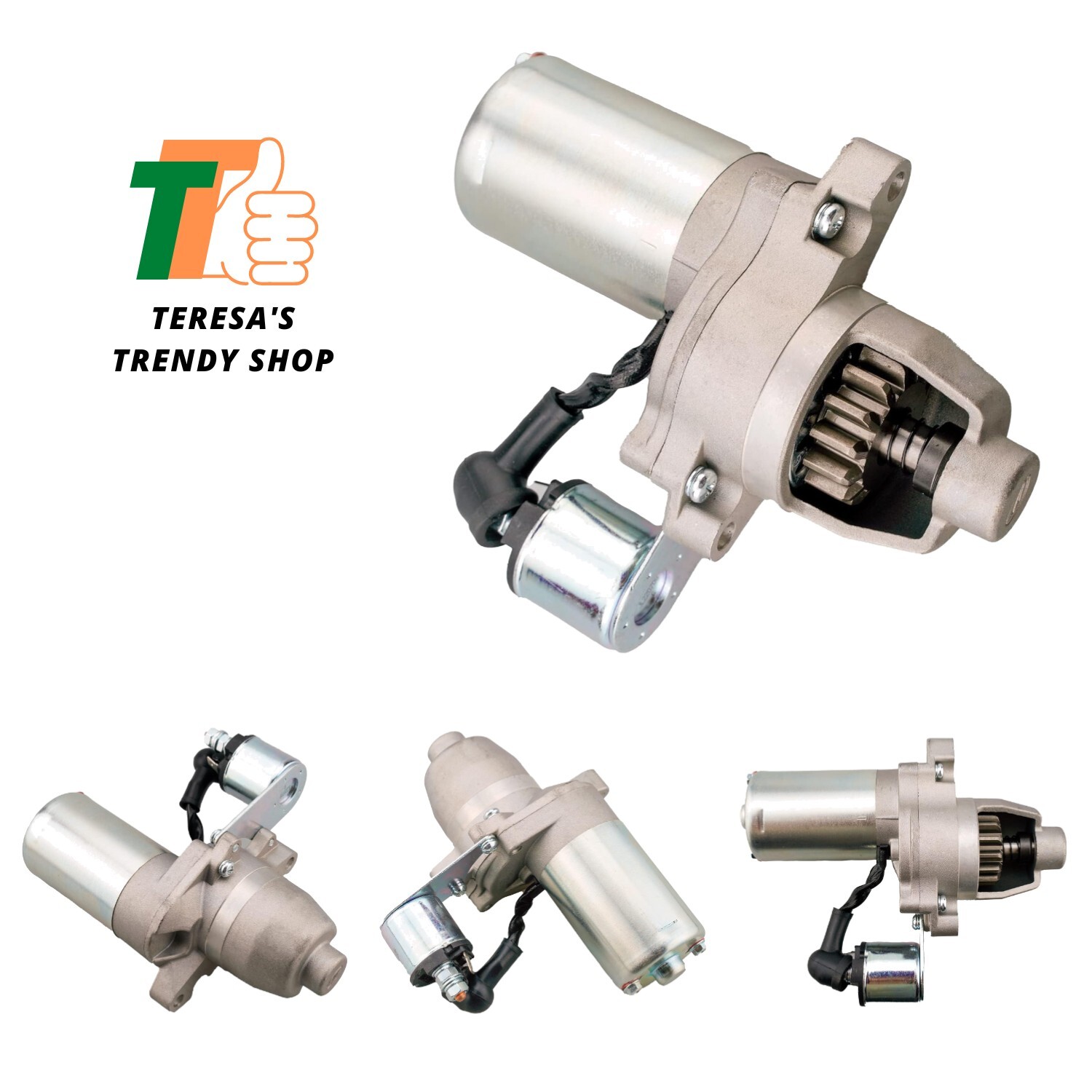 Electric Starter Motor for Harbor Freight Predator 3500 Watt Inverter Generator