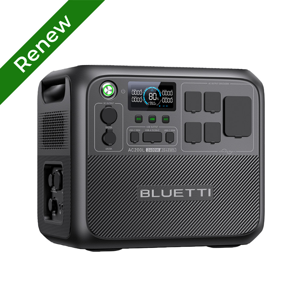BLUETTI AC200L 2048Wh Portable Power Station Generator for Home Back-up/RV Trip