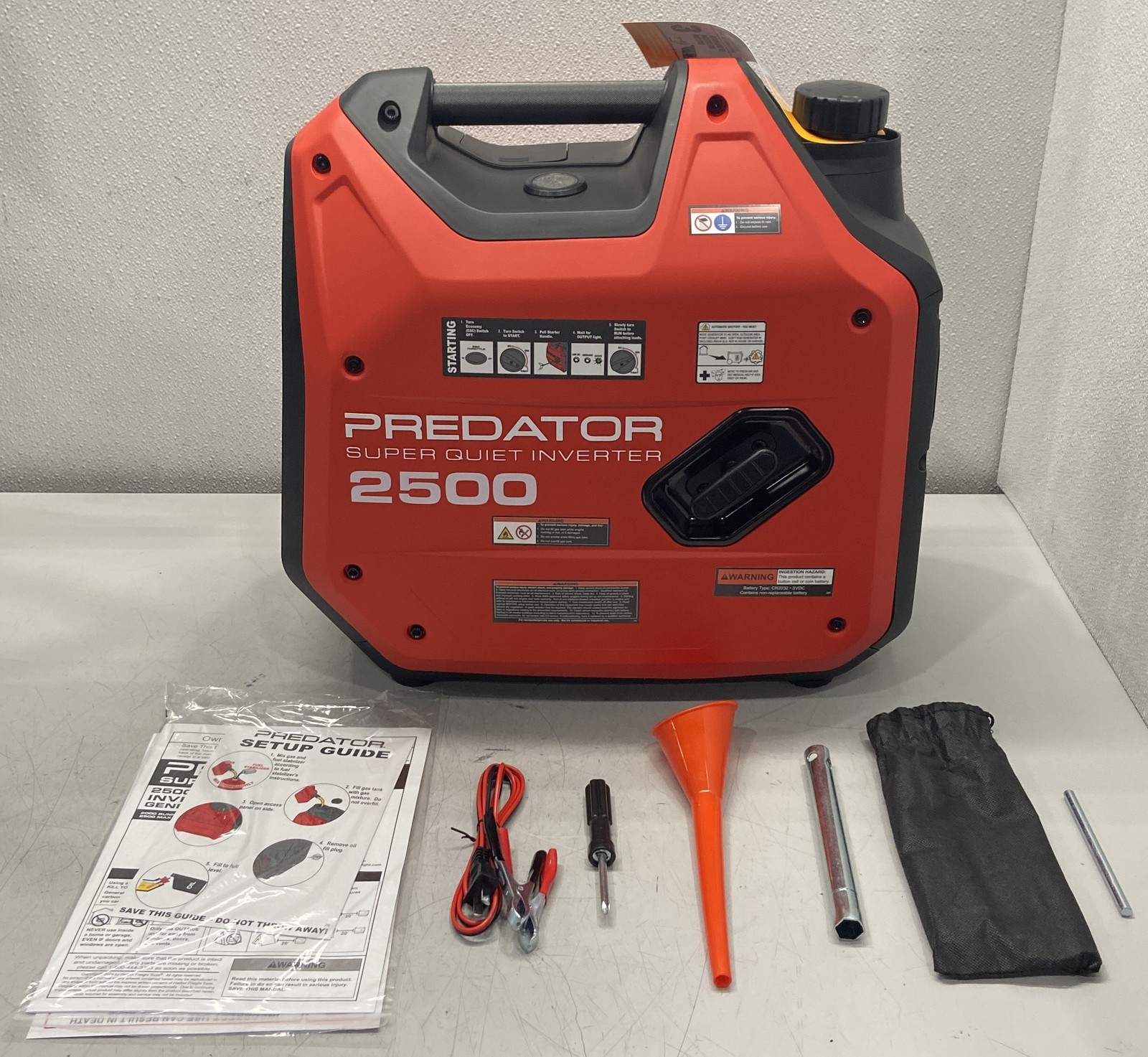 Predator 2500 Watt Super Quiet Inverter Generator 72010
