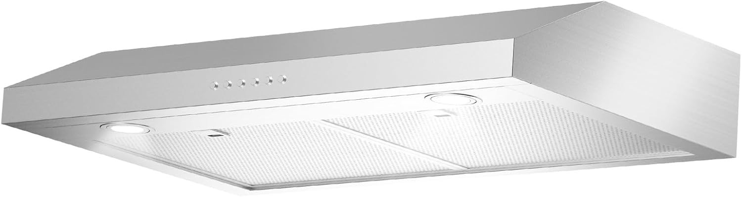 30″ Campanas De Cocina Extractor Grasa Acero Inoxidable Kitchen Range Hood Fan