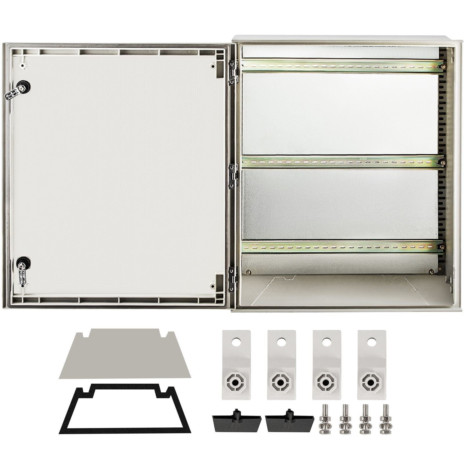 NEMA Steel Case, 24x20x9” NEMA 4X Fiberglass Electric Enclosure, IP66 Water &