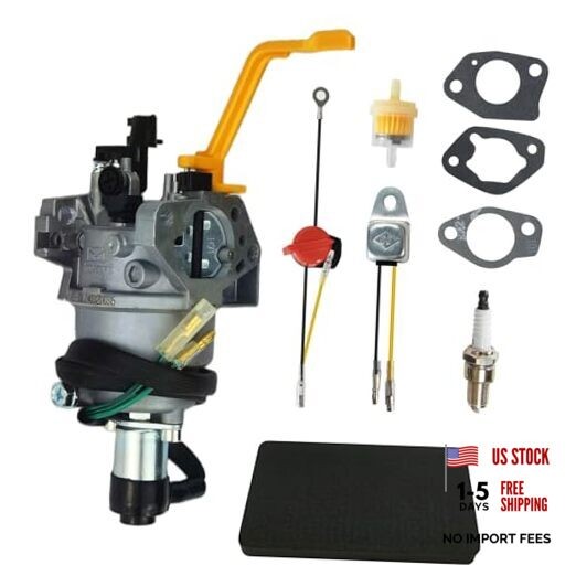 HUAYI 380723515 375715509 Carburetor Kit Fits for Firman T07573 Tri Fuel