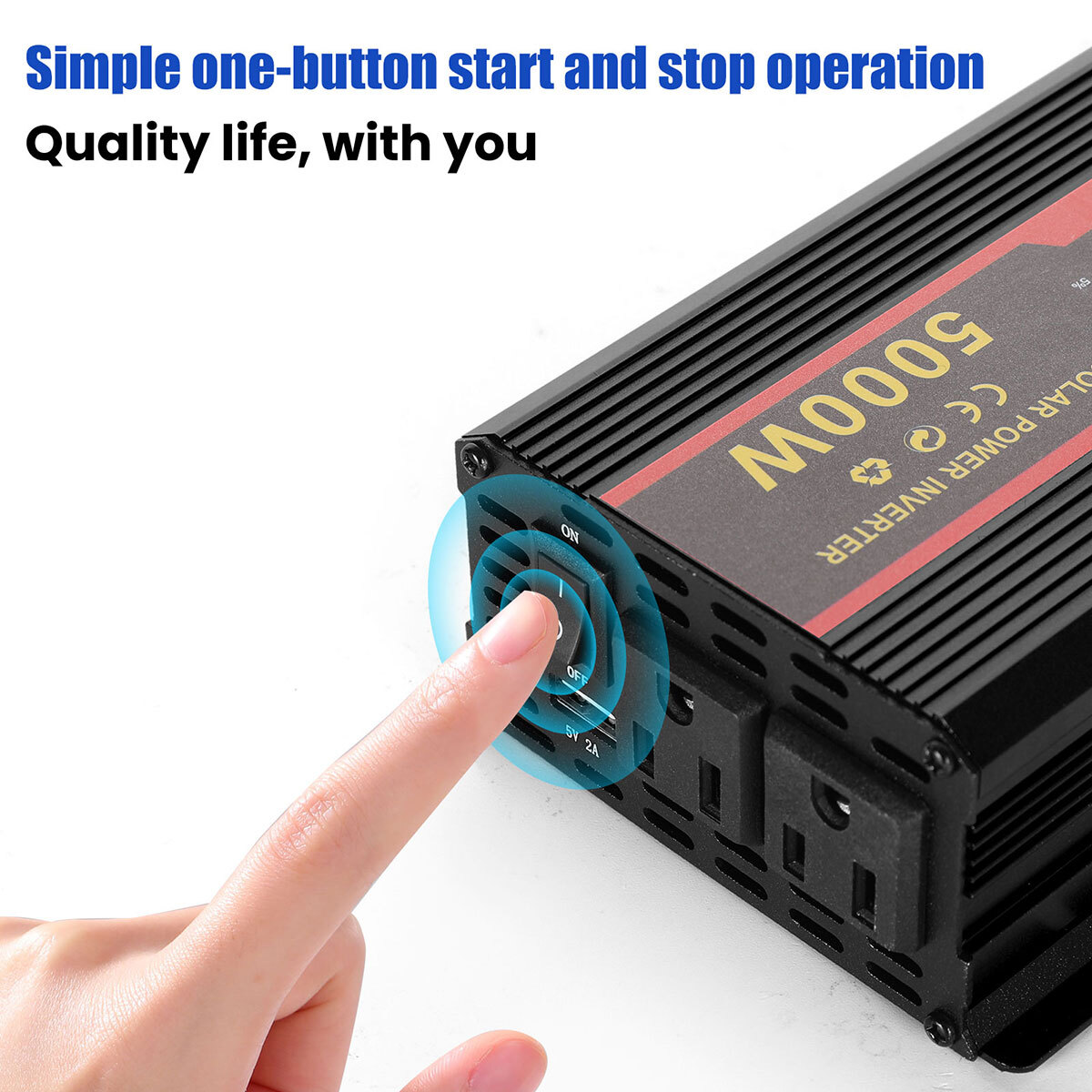 110V Solar Panel System Solar Panel + Controller+5000W Inverter Power Generation