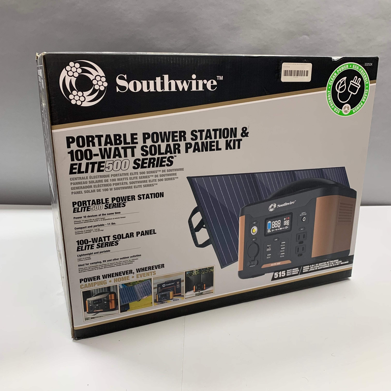 New Southwire Portable Power Station Elite 500 Series Portable Generator 53252K