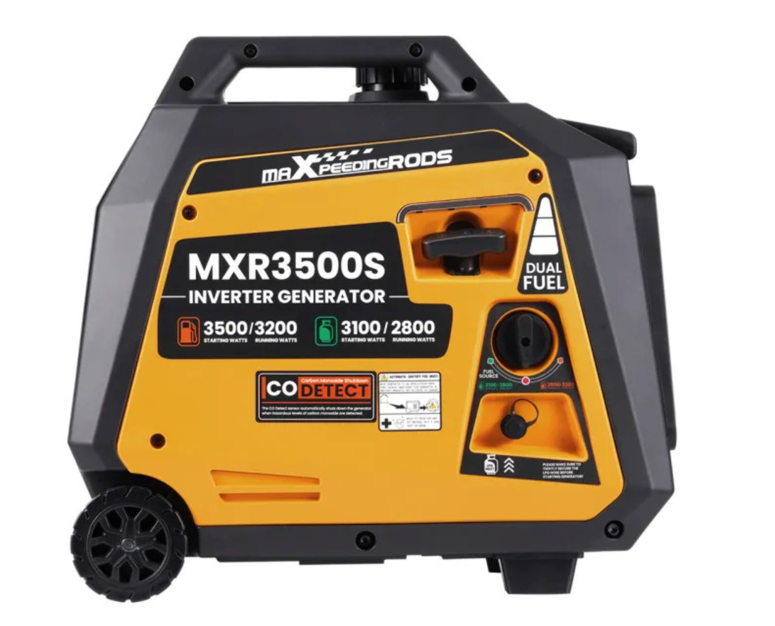 3500 Watt Dual Fuel Generator MXR Inverter Gas Propane 30A RV Ready Remote Start