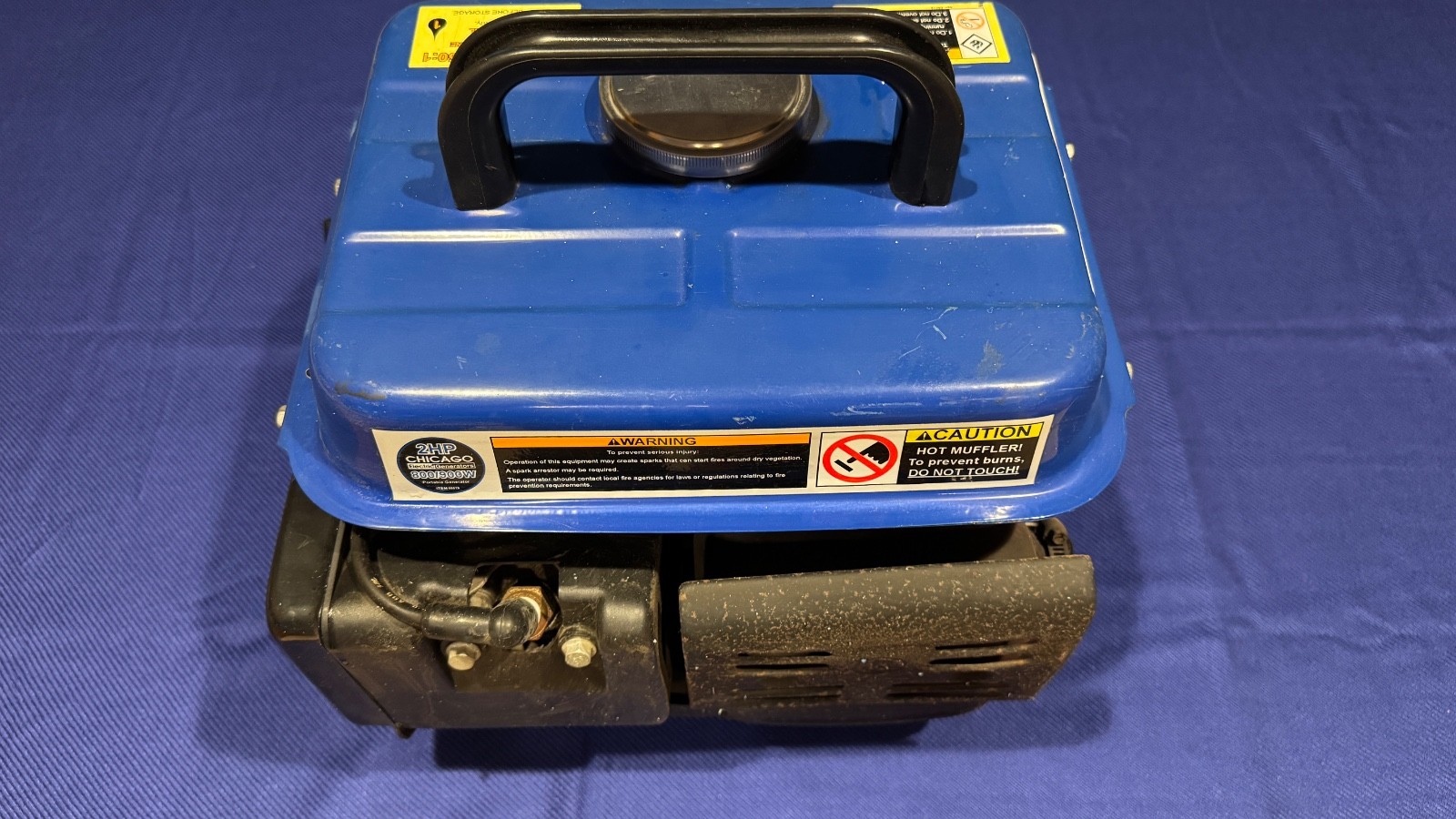 Chicago Electric 800W Portable Generator 900W Max – Used Item 66619