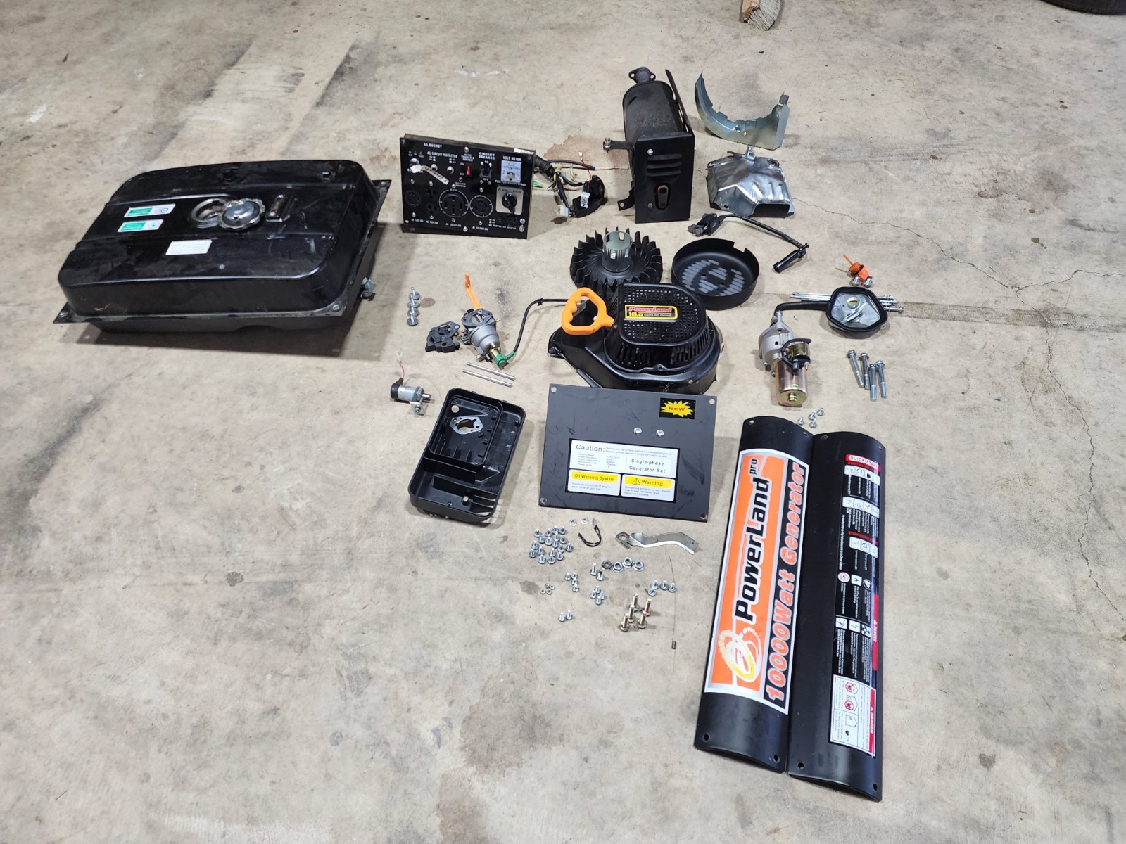 Powerland 10,000 Watt Generator Parts Package Kit