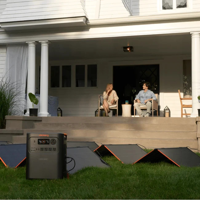 Jackery HomePower 3600 Plus Black 3600W Portable Power Station Double Kit