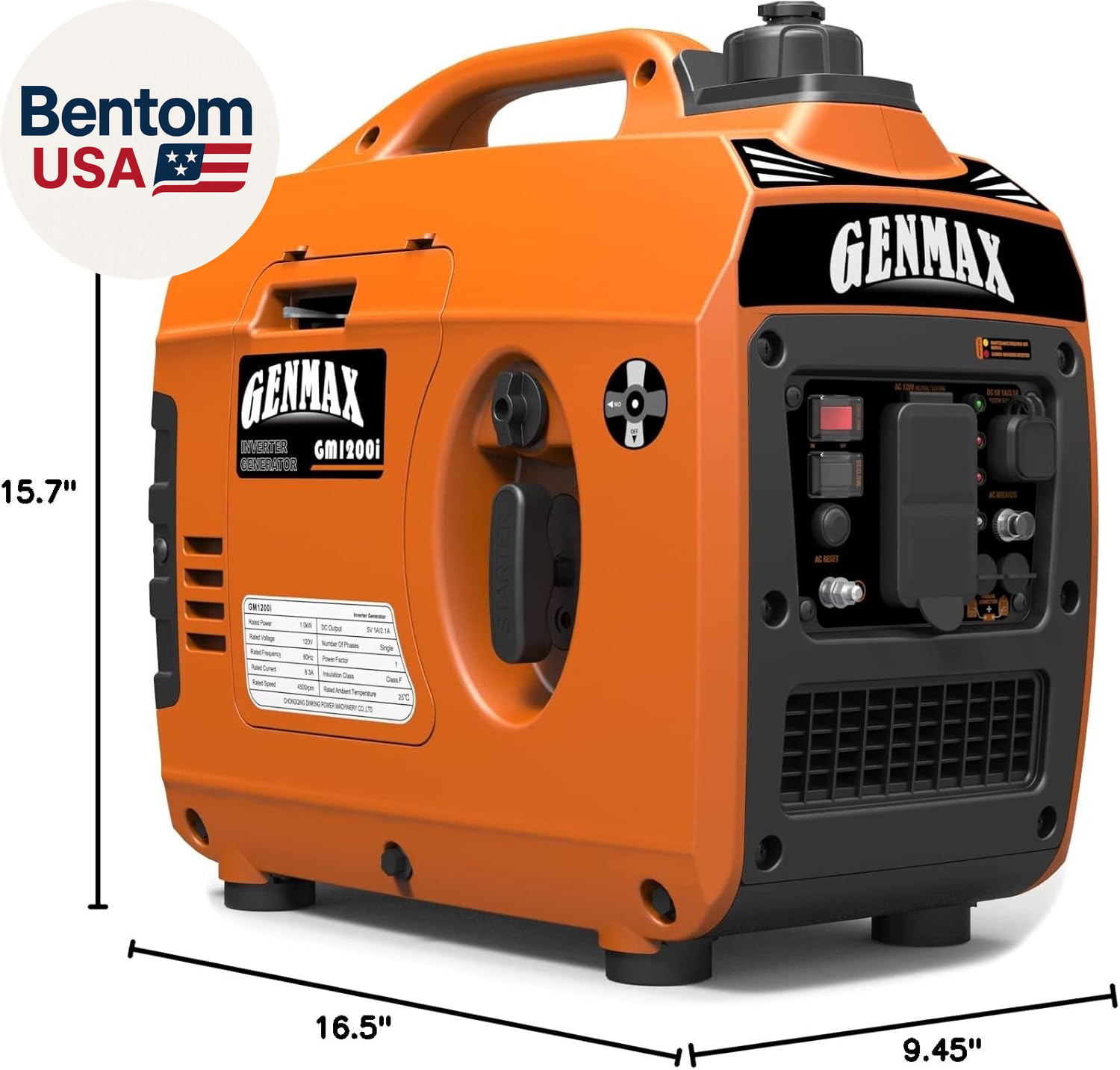 Generator，Epa Compliant, Eco-Mode Feature, Ultra Lightweight for Backup Home Use