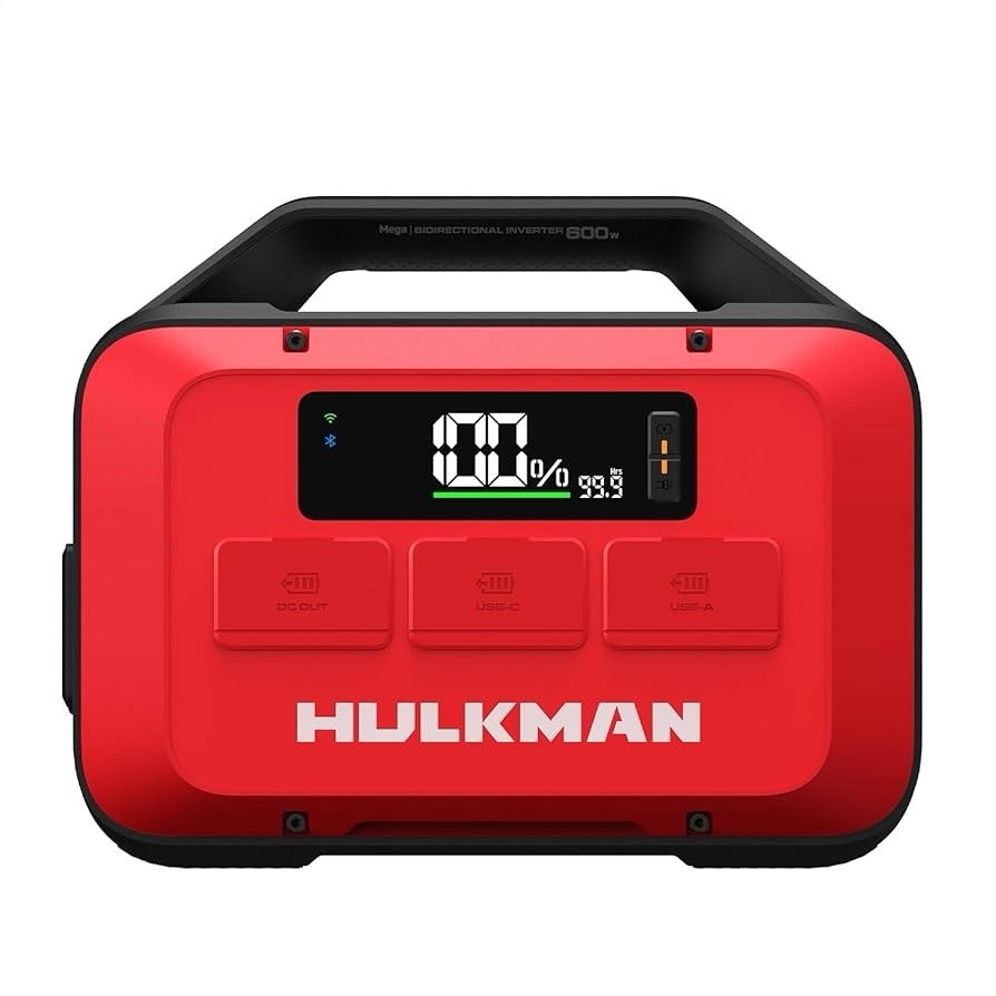HULKMAN Portable Power Station 600W Inverter NEW Sealed Camping Generator Backup