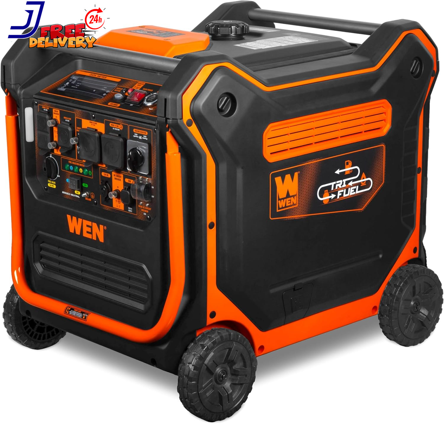 13,000-Watt 120V/240V Tri-Fuel Inverter Generator with Quiet 550Cc Engine Electr