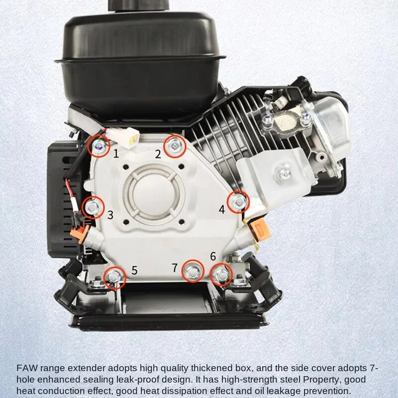 DC 48V 60V 72V Electric Vehicle Range Generator for Four Wheels