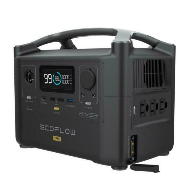 EcoFlow RIVER Pro Portable Power Station – Black