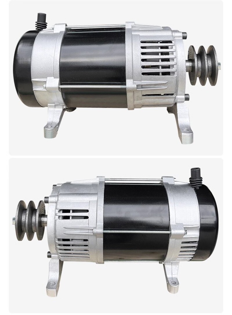 Small Diesel All-Copper Belt-Driven Generator, 3/5/6/8/10 KW, 220/380V, Gasoline
