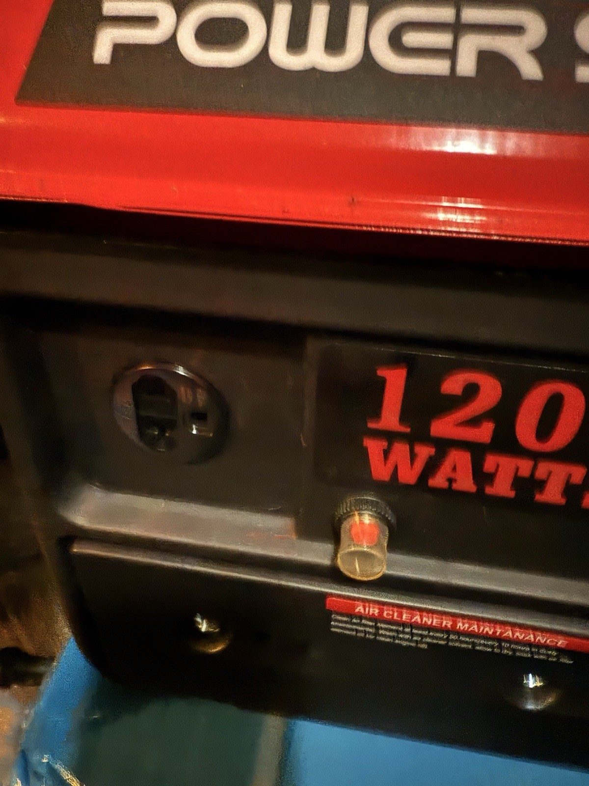 PowerSmart 1,200-W 2-Stroke Portable Gas Powered Generator, Ultra-light Home RV