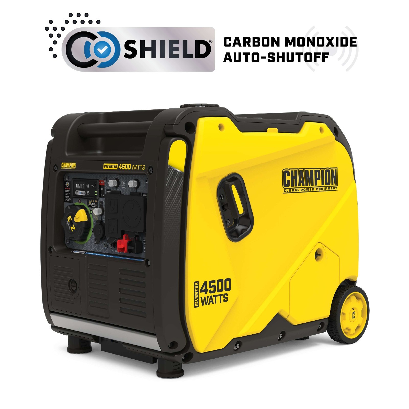 201318 – Champion 4500-Watt Portable Inverter Generator with CO Shield® – NEW
