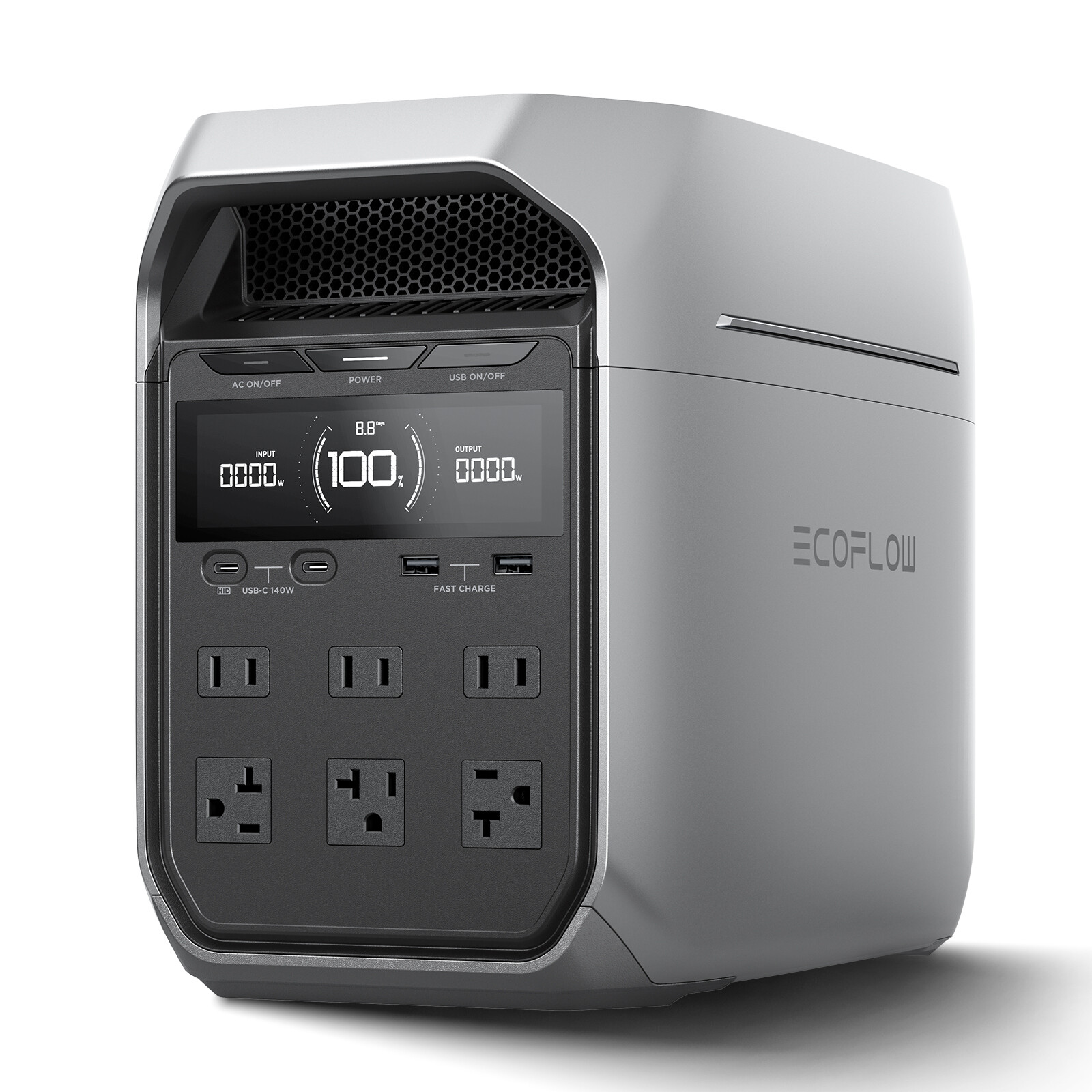 EcoFlow DELTA 3 Plus 1024Wh Portable Power Station+220W Solar Panel Refurbished