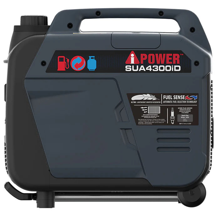 A-iPower SUA4300iD Dual Fuel Inverter Generator