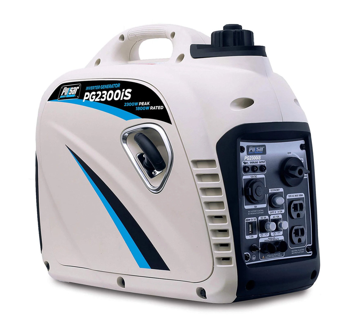 Pulsar 2300-Watt Super Quiet Gasoline Powered Inverter Generator with USB