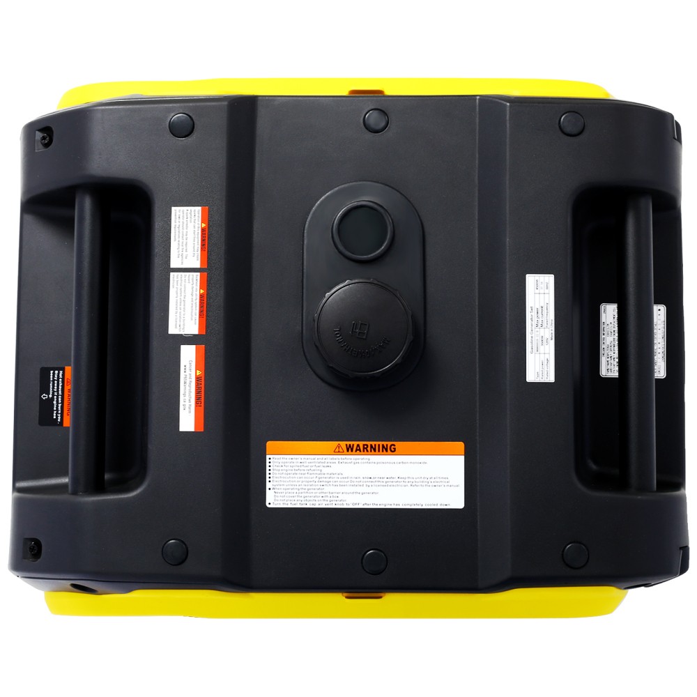 Ultra-Quiet 4500W Inverter Generator w/Electric Start – Foldable Handle & Wheels