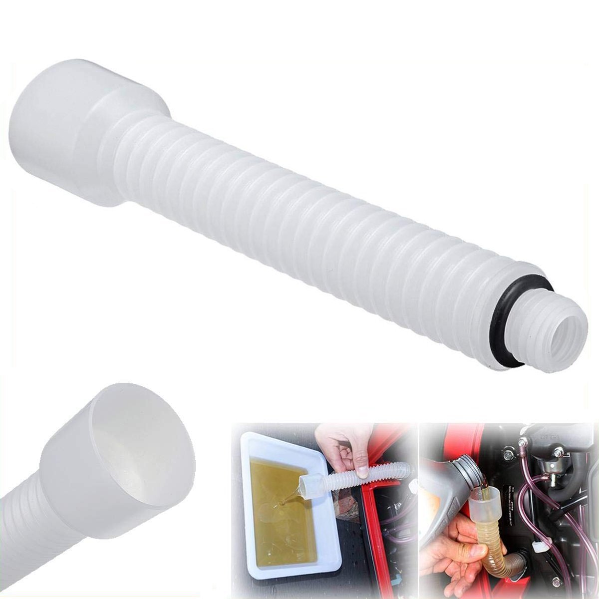 Oil Funnel Flexible Mess Free Oil Change Pipe for Honda Generator EU1000i