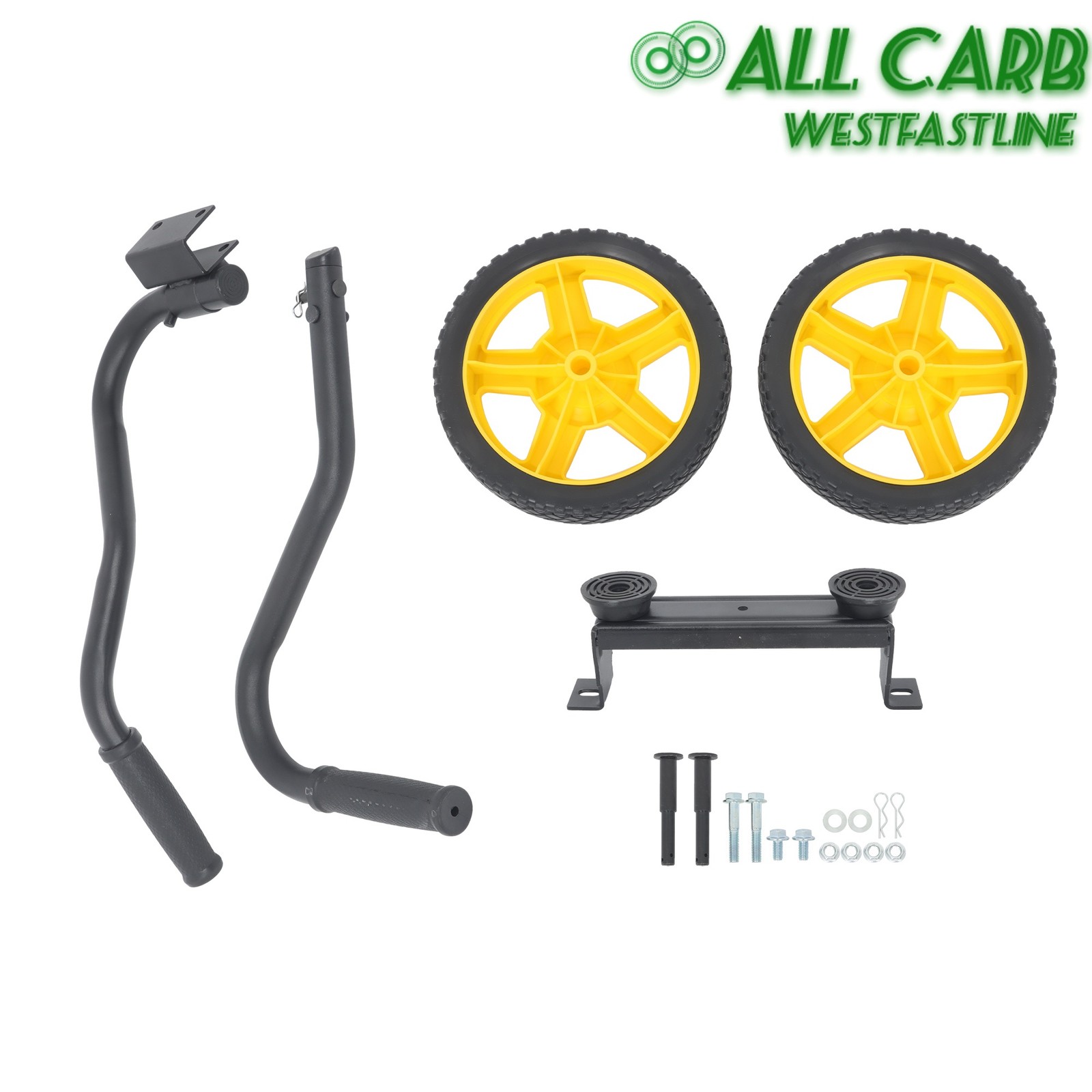 40065 with folding handle and tires For Champion 2800-4750W Generator wheel kit