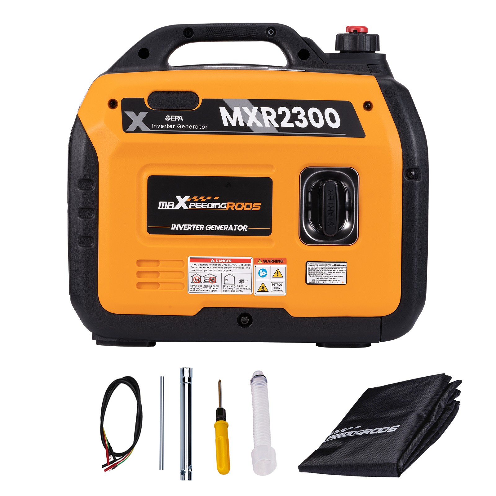 2300 Watt Generators Portable Gas Generator Inverter Quiet for Home and Camping