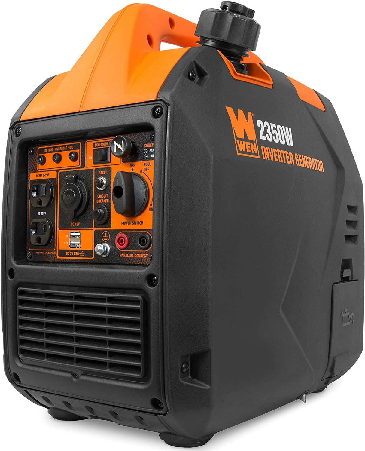 WEN 2,350-W Super Quiet Portable Gas Powered Inverter Generator Home RV Camping