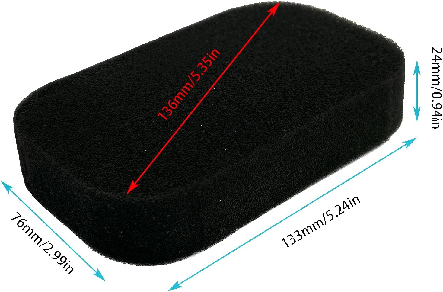 （2Pcs） Air Filter Element Fit for Champion 3400 3500 4000 4375 3550 4450 3650 46